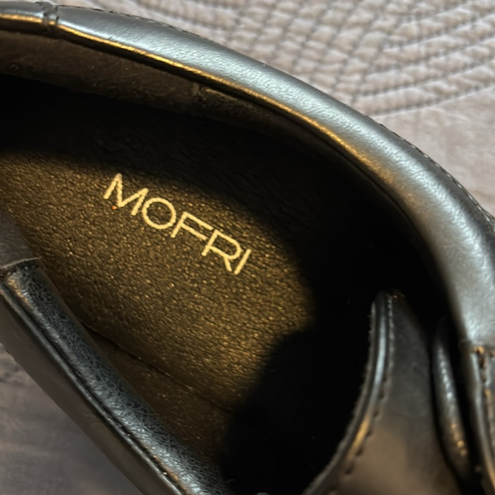 Mofri Black Leather Shoes NWOT - Picture 6 of 8